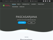 Tablet Screenshot of pasca.uin-malang.ac.id